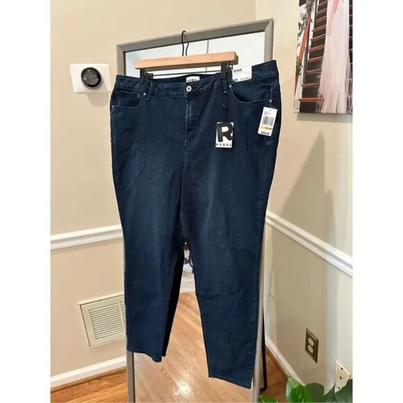 Rebel Wilson X Angels The Pin Up Ankle Skinny  Jeans Size 24w NWT - Picture 1 of 4